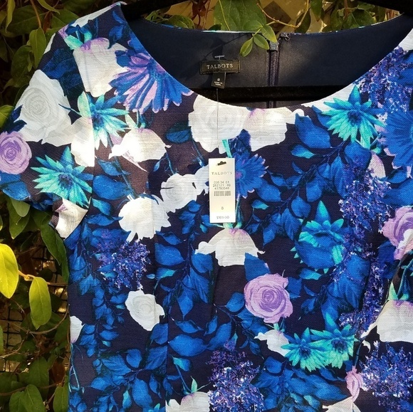 NEW NWT Talbots‎ Evening Garden Dress, - Picture 3 of 3